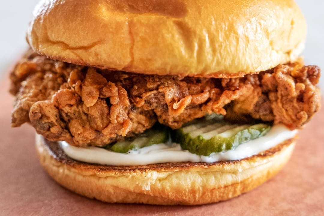 Fried Chicken Sandwich With Fries